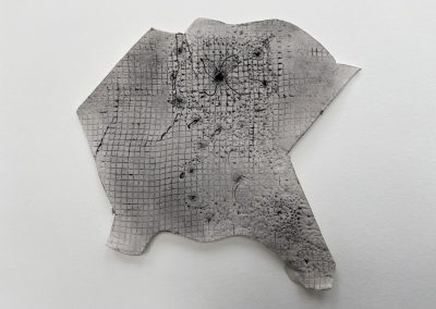 Inscribe Paper clay, graphite. 30x30cm