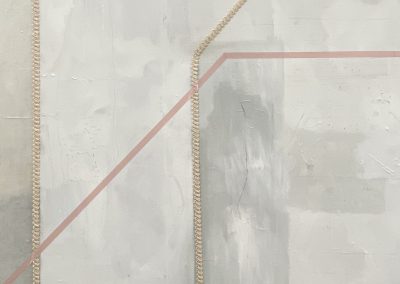 Coome 100x100cm mixed media on canvas