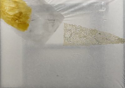 Note of interest 64x83cm Watercolour on mulberry paper stretched over frame