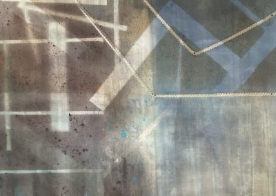 Attic Space Watercolour on canvas 100x121cm £4000